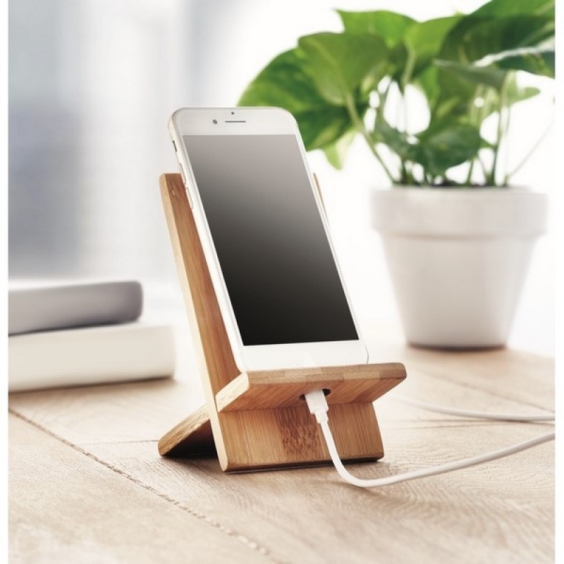 Bamboo phone holder, Welcome packs, Bonuses and advertising gifts in  stock