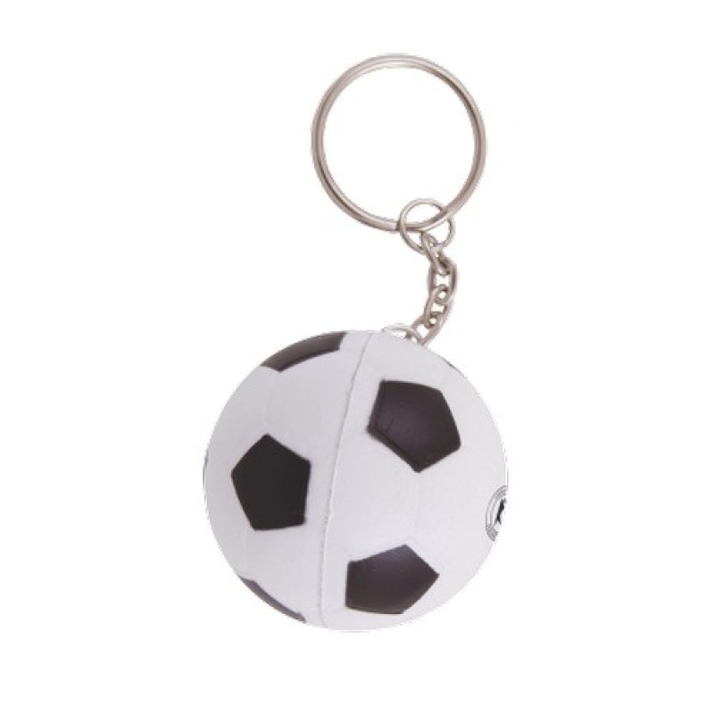 Anti-stress football with key ring