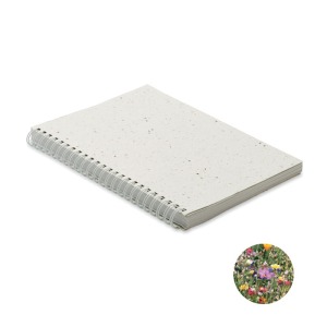 SEED RING - A5 notebook with seed paper cover