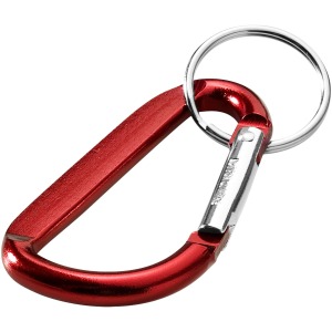 Timor carabiner key ring in recycled aluminium