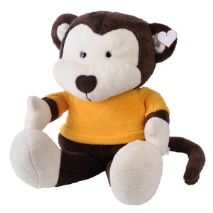 Large plush monkey