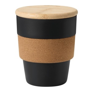 Cup with grip and lid