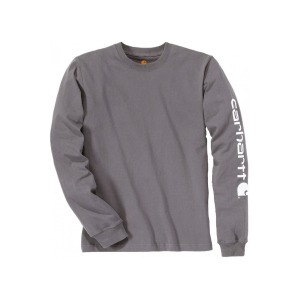 carhartt® long sleeve logo t-shirt