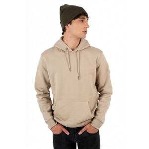 Recycled hat with knitted cuff