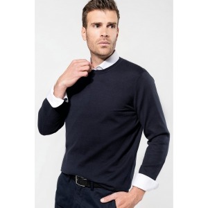 Men's Supima® round-neck jumper