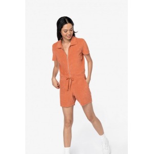 Women's terry cloth jumpsuit