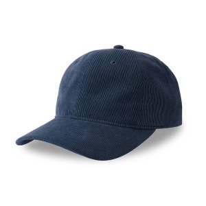 6-panel cap mid visor recycled corduroy