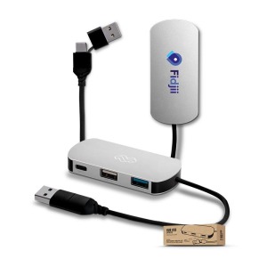 Multiport hub in recycled aluminium