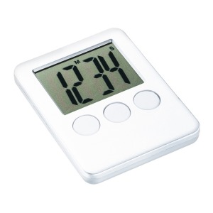 Kitchen timer reflects-orono white