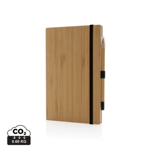 Set with notebook and infinity pencil in FSC ® bamboo