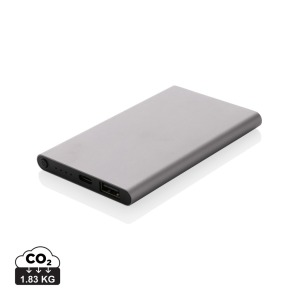 4000mAh Powerbank in recycled plastic/aluminium RCS