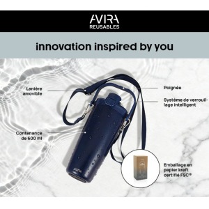 Mug en acier RCS avec bandoulière 60cl