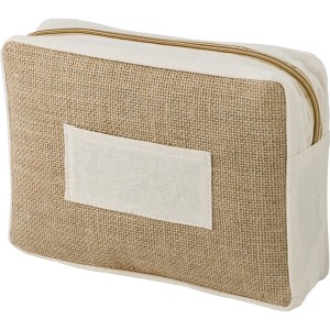 Julian jute toiletry bag