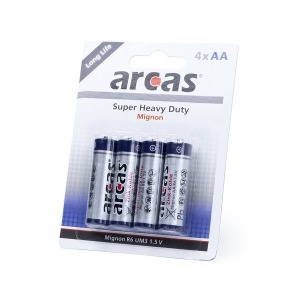 Blister pack of 4 batteries 1,5V AA/ R6