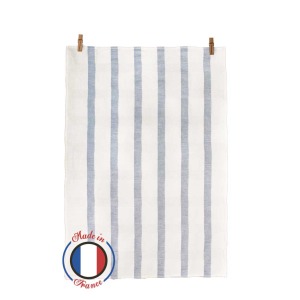 Striped tea towel