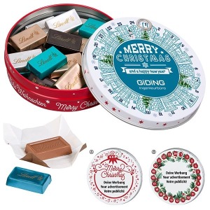 Calendrier de l'Avent magnétique avec des Napolitains de Lindt