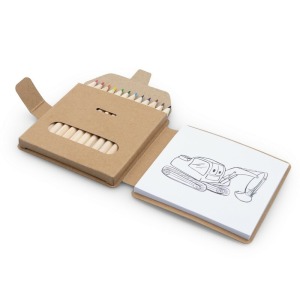 Set de coloriage, crayons de couleur - Alondra