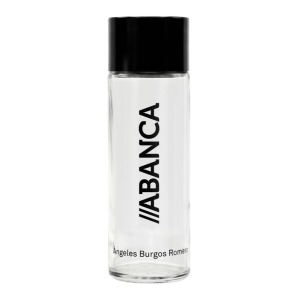 Glass bottle with black stopper 50cl