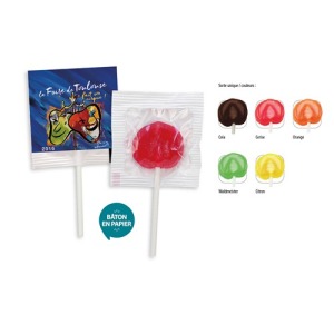Flat round soother, Flat round soother Cherry
