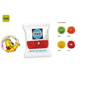 HARIBO Fruit Rotella Roll in promotional bag, HARIBO Fruit Rotella Roll