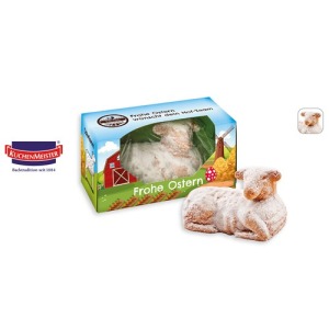 Easter lamb in cardboard