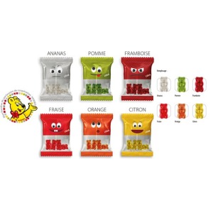 HARIBO L'Ours d'Or special in promotional bag, HARIBO L'Ours d'Or Apple