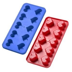 Hearts? ice cube tray, reusable