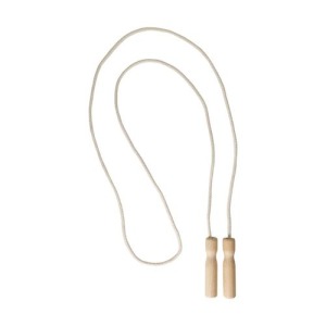 Wooden skipping rope
