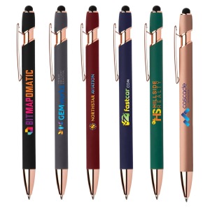 Prince Softy Rose Gold Stylo Gel avec Stylet Colour Jet