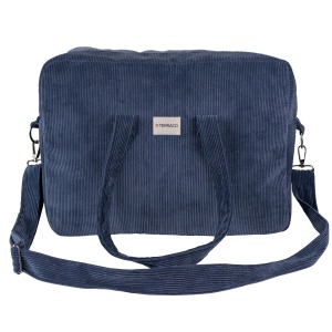 Weekend bag in corduroy or cotton