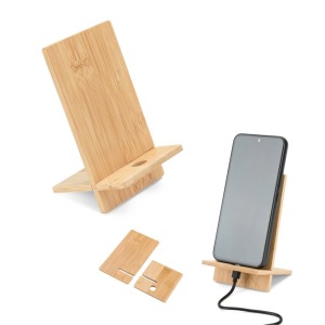 GALEN. Bamboo mobile phone holder, detachable in two parts