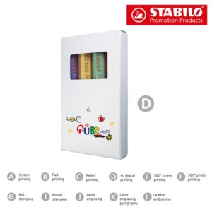 STABILO woody 3 in 1 Set of 4 coloured pencils