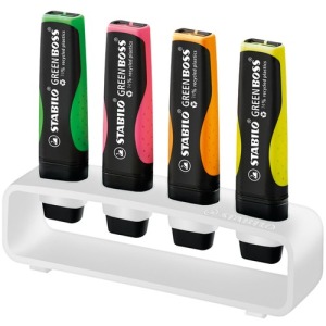 STABILO GREEN BOSS Desktop set of 4 highlighters