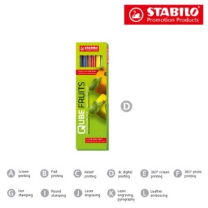 STABILO GREENcolors Set of 6 coloured pencils