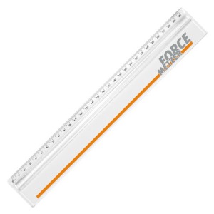 Ruler with magnifying glass
