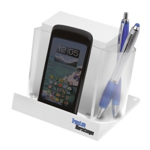 Smartphone and tablet holder with card collector