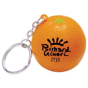 Orange Anti-Stress Key Chain