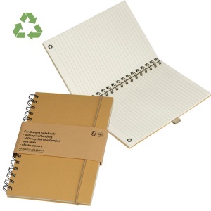 Cardboard notebook