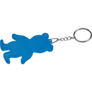 Bear-shaped reflective key ring