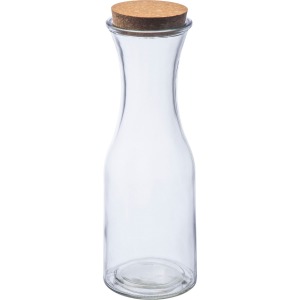 Glass decanter with cork lid 1,000 ml