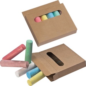 Coloured outdoor chalk