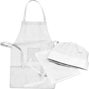 Set de cuisine pour enfants non tissé tablier casquette 