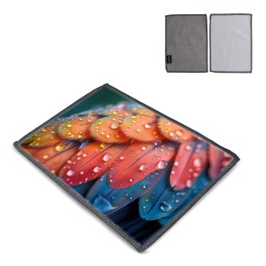 Chiffon de nettoyage en microfibre rPET 13x18cm sublimation