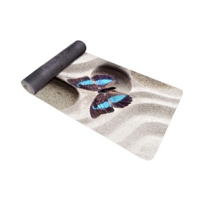 Petit tapis de yoga Papillon