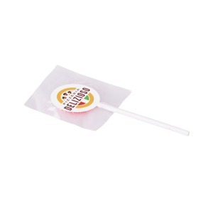 Pacifier with sticker