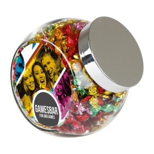Glass candy jar 2L