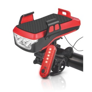 2 HIGH-POWER LED FRONT LAMP 5 LED REAR LAMP 4 MODES