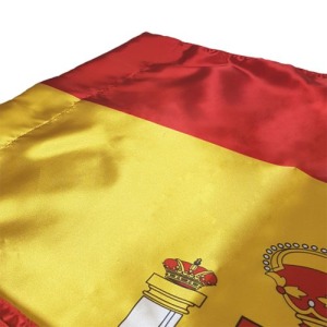 Sublimated satin flag