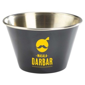 Metal ramekin 6 oz in color
