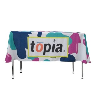 Nappe à couverture totale - 137x178cm table de 4 pieds